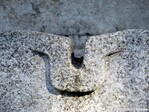 Detail van het graniet van de fontein.
<br/>
Gert-Jan Lobbes, 2016